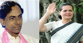 Sonia gives up her hands on Telangana 
