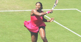 Serena Williams washup Romanian Simona Halep.