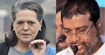 Raja meets Sonia  discusses T issue