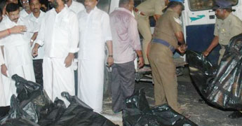 23 charred to death as bus overturns, catches fire 23 charred to death as bus overturns, catches fire