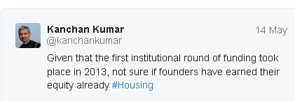 Housing.com CEO Rahul Yadav Tweets