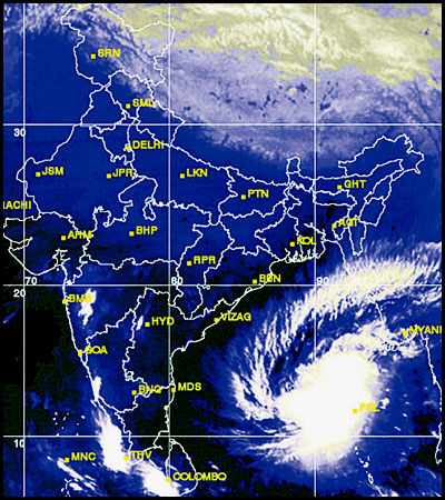 Super Cyclone Lehar Forecast