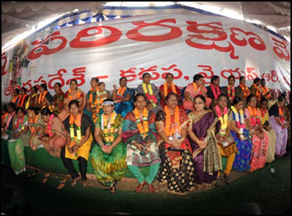 Hunger strikes of women at Kadapa