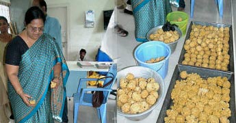 ‘Tirumala laddus',Radhamma and Manikyamma of STV Nagar, preparing fake laddus,Municipal Corporation of Tirupati (MCT),Srinivasa Rao, TTD's Assistant Vigilance and Security Officer, 