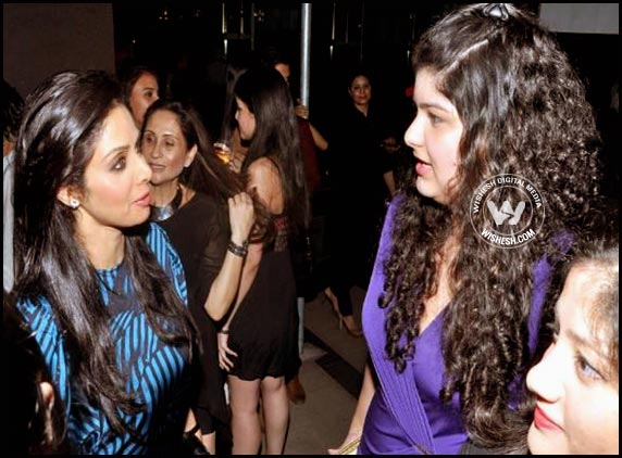 Sridevi with her step daughter