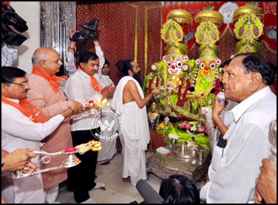 special puja is performed in Jagannadha Temple 1