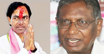 KCR unveils Jayashankar statue KCR unveils Jayashankar statue