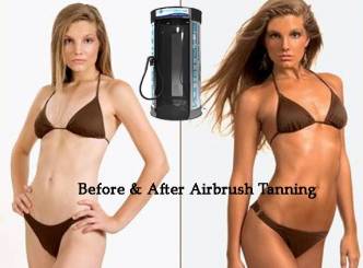 Sunless Spray Tanning Booth...