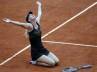 Sharapova, Sharapova, queen maria reigns in french opens, French open