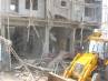 multi-level apartments, building brought down, operation demolition, Illegal constructions demolished