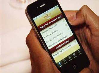 Mobiles apps that choose your wine