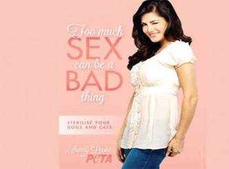 Sunny Leone in PETA advertisement