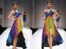 Off Shoulder, Wills Lifestyle, trending gowns wills lifestyle india fashion week, Front slit gown