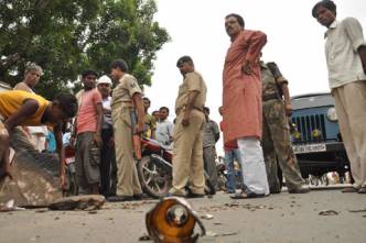 Miscreants open fire at a motorcyclist