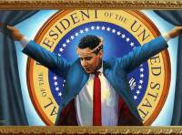 Barack Obama Jesus, Barack Obama On The Cross, barack obama as jesus the truth, Fox
