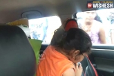 Girl, Girl, shamshabad 3 year old left in a car public rescue the girl, Left