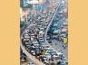 bad traffic in Hyderabad, rains in Hyderabad, lost charm of nawabi city, Traffic jams
