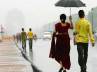 rainy morning, temperature, rainy tuesday morning in delhi, Meteorological department