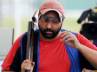 Double trap shooter, ISSF World Cup, ronjan sodhi wins silver at issf world cup, London olympic