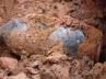 unexploded bomb, bomb unexploded, world war ii bomb found in japan, World war bomb