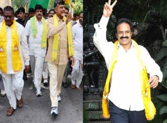 Nata Simha Balakrishna super energises Babu&#039;s Vasttunna meekosam yatra