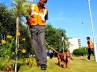 COP 11 Commemorative Pylon in Hyderabad, T Activists, pm avoids road to stay away from t trouble, Hicc