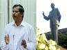 statues’ demolition, Protests over demolition, jupudi arrested in hyderabad during protest, Amalapuram