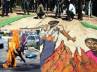 Telangana agitation, T issue, suicide bid for t state foiled at wanaparthi, Foiled