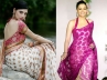 sari plum body type, Georgette sarees, sari for you, Women look