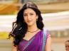 sruthi hassan, gabbarsingh, every role is equal for me says sruthi hassan, Gabbarsingh