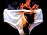 domestically challenged, Dorset Fire and Rescue Service, man sets house on fire to dry undergarments in microwave, Undergarments