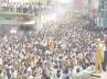 Gandhi march, jr ntr, babu s padayatra reaches ninth day anantapur dt, Gandhi jayanti