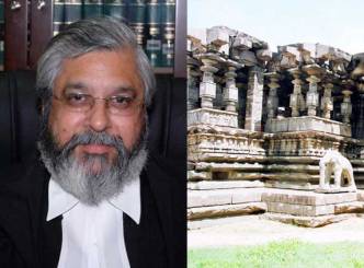 Chief Justice visits 1000-pillar-temple