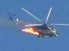Syria, Damascus, syrian rebels bring down a helicopter, Rebels