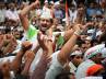 India Against Corruption, BJP, anna supporters protest at bjp office, Ambika soni