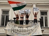 against Indian Embassy, FEMEN., ukrainian women topless protest against indian embassy, Kiev