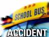 bus accident kills children, bus accident in UP, school bus collides with speeding van kills 10 including 2 children in up, School bus