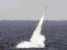 missile, fire, india successfully test fired the underwater ballistic missile, Missile