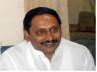 Kiran kumar reddy, populist schemes, funds for development schemes to be enhanced, People utility schemes