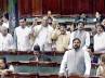 T issue, T issue, t issue rocks lok sabha, House adjourned