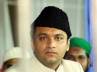 nirmal nizamabad district, mim akbaruddin owaisi, demands for akbaruddin s arrest touch peak, Dinesh reddy
