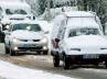snowfall jammu, first snowfall in jammu, snow showers and covers road, Snowfall