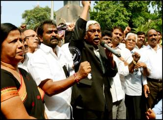 Gun Park Shook with Telangana Slogans