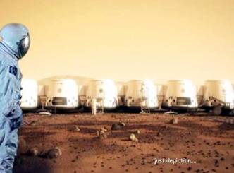 Mars colony in 2023