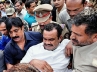 Bapuji fast, Motkupally Narasimhulu, tdp finds fault with trs for not supporting bapuji fast, Motkupally narasimhulu