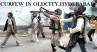 Hyderabad, riots in old city, indefinite curfew in hyderabad after riots firing, Stabbing
