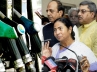 Mamatha Banerjee petro prices hike, Trinamool Congress chief, mamatha threatens to pull out over petro hike, Mamatha banerjee
