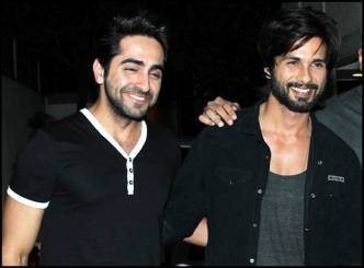 Shahid Kapoor, Ayushmann Khurrana to work together