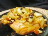 combination of pan-cooked, Chicken recipe, chicken with ginger chutney, Chutney