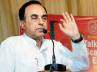 congress party, congress party, swamy wants de recognition of congress, Dr subramanian swamy
